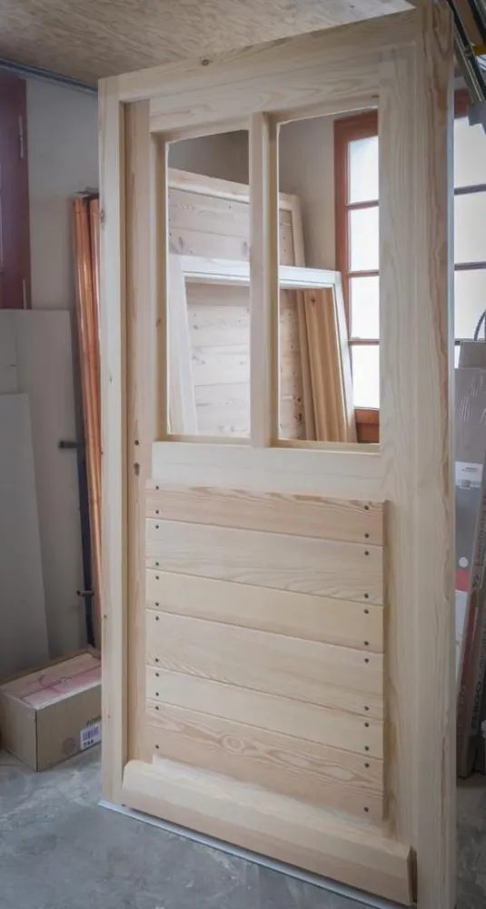 Fabrication d'une porte en bois